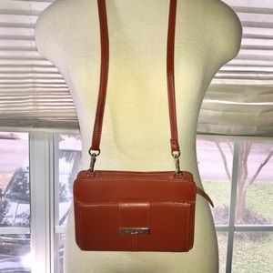 Spartina 449 Multi Purpose all Leather Crossbody.